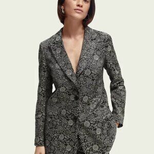 Scotch & Soda Relaxed Fit Jacquard Blazer